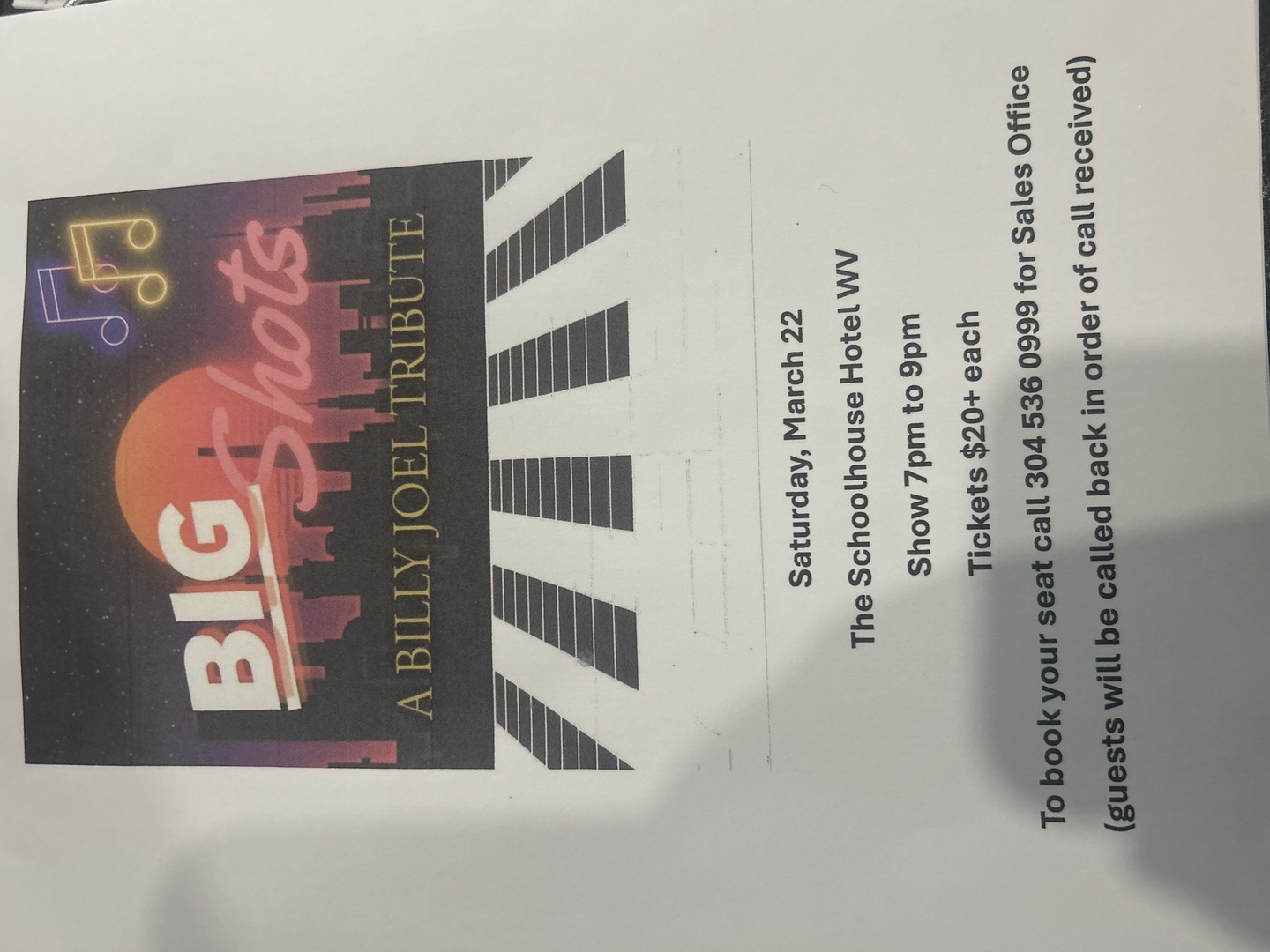 Big Shots A Billy Joel Tribute
