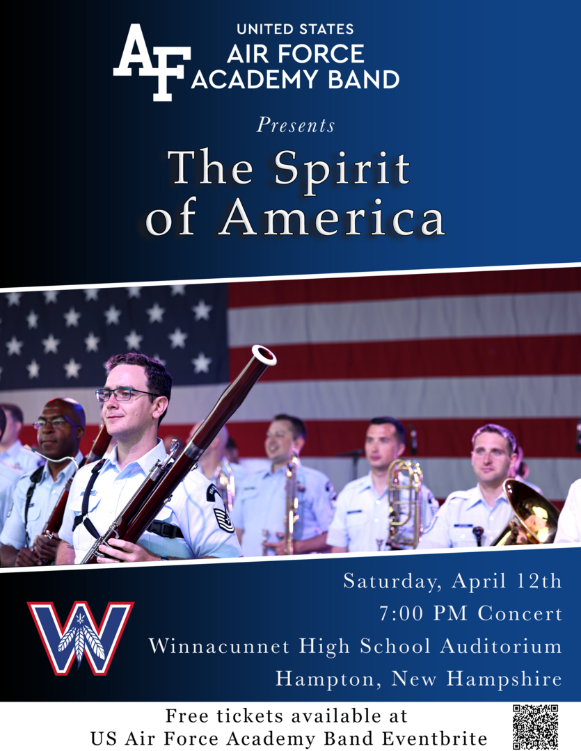“The Spirit of America,” a free concert by The U.S. Air Force Academy Band