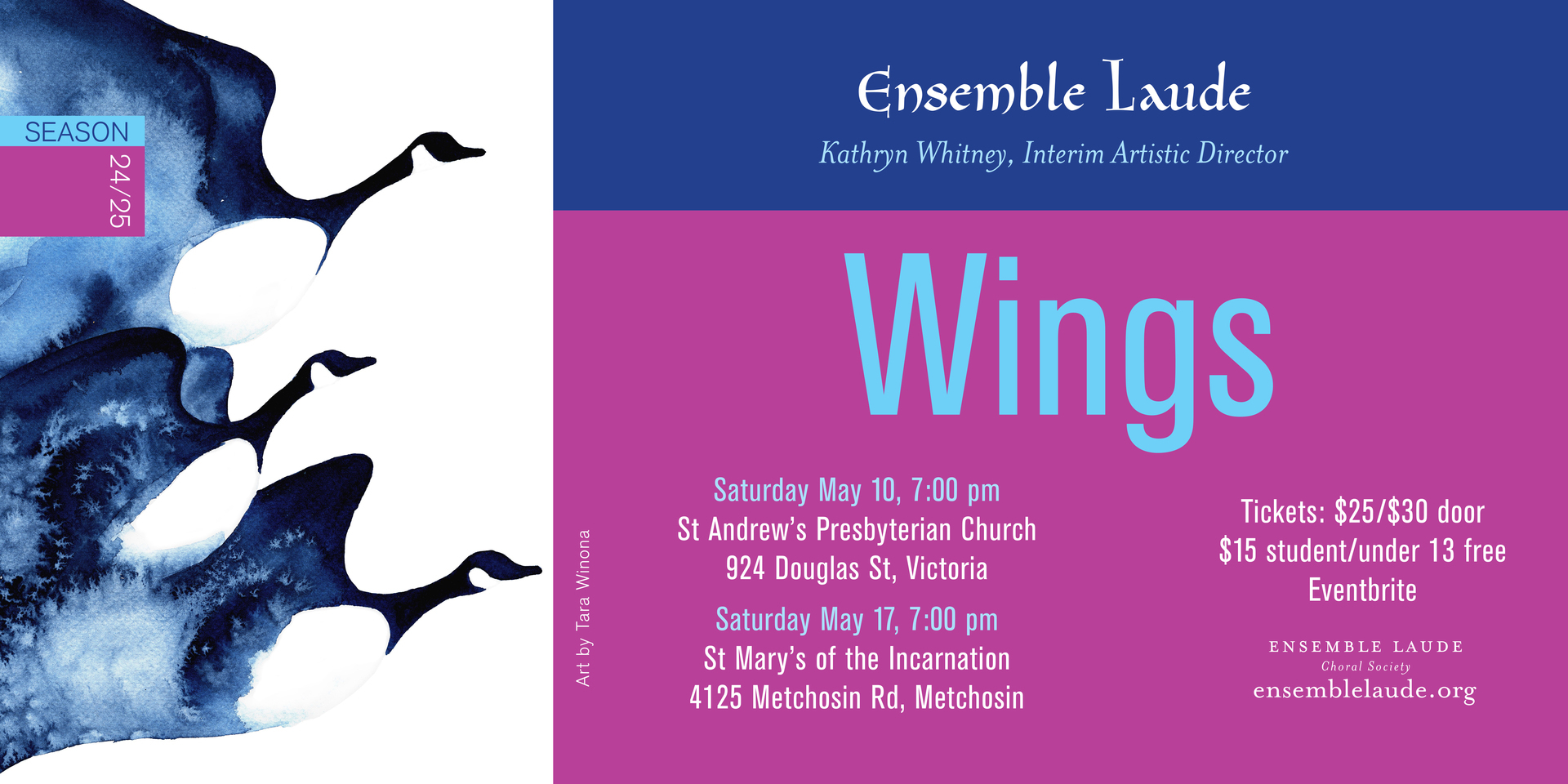 Ensemble Laude presents Wings