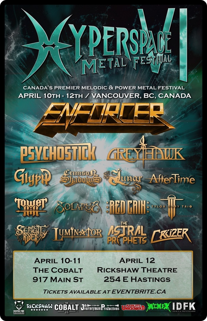 Hyperspace Metal Festival -  April 11 at The Cobalt