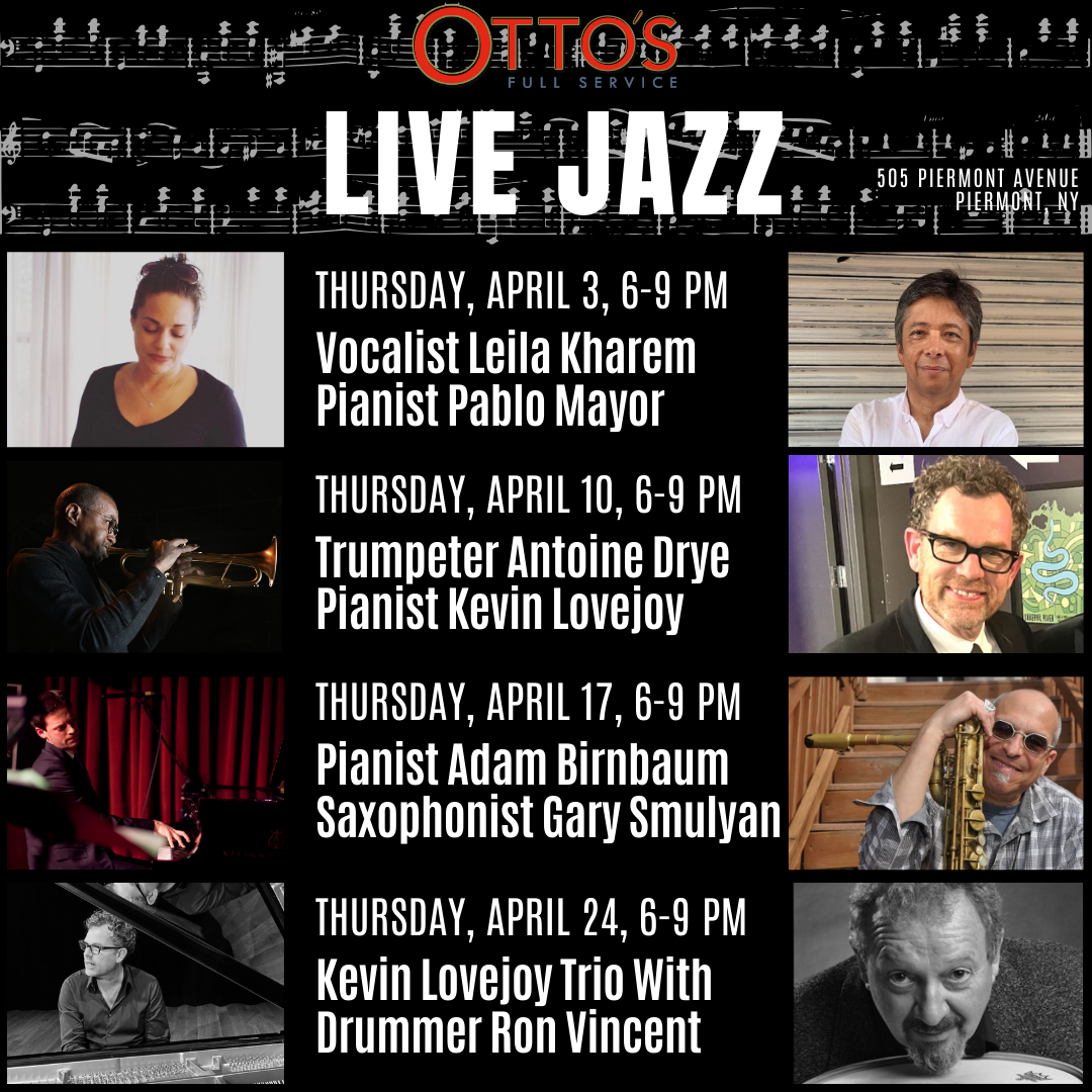 April Jazz Line-Up at Otto's Full Service