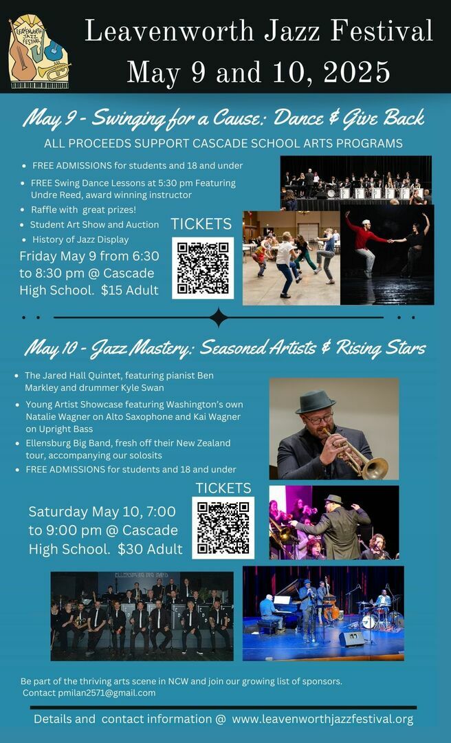 Leavenworth Jazz Festival - Swinging For A Cause! & Artistry In Jazz! - Leavenworth Jazz Festival - Swinging For A Cause! & Artistry In Jazz!