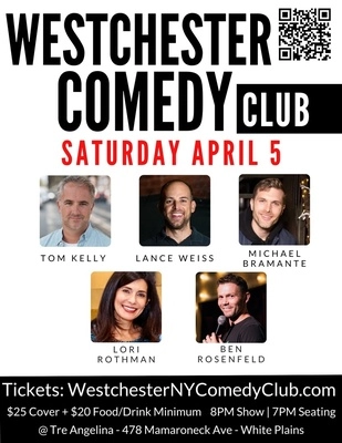 Lohud Events Westchester Comedy Club: Lance Weiss, Tom Kelly