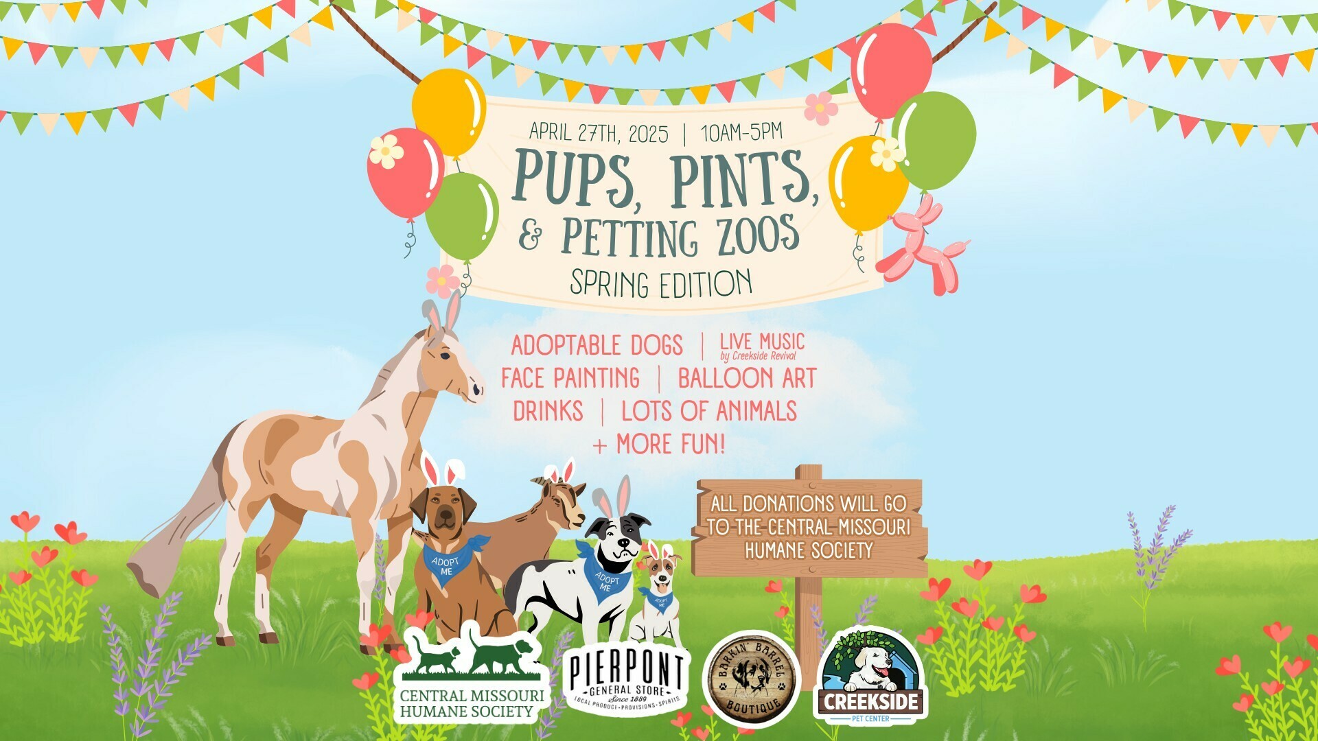 Pups Pints and Petting Zoos
