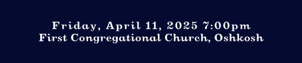 Weathering the Storm Together -April 11, 2025 First Congregational Church, Oshkosh MMC -JANET PLANET - Weathering the Storm Together -April 11, 2025 First Congregational Church, Oshkosh MMC -JANET PLANET
