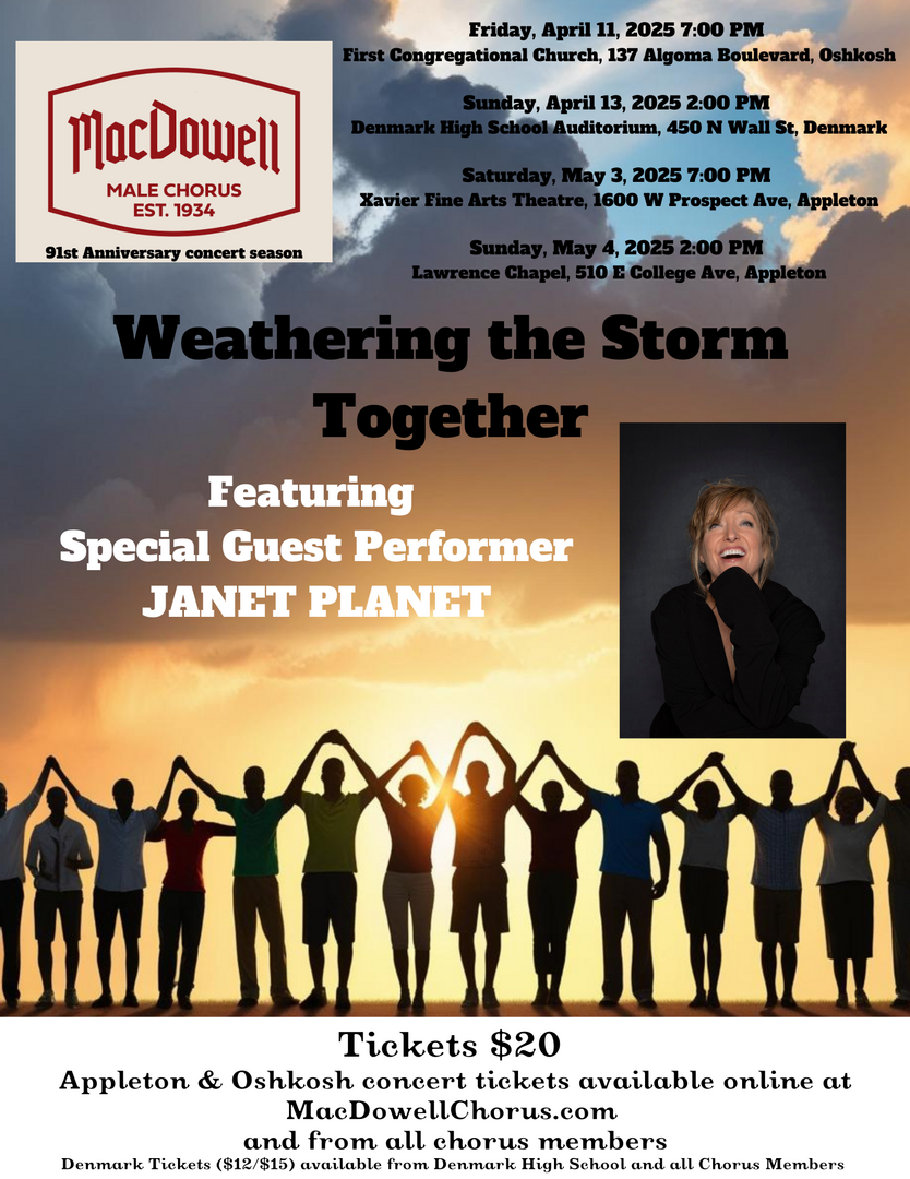 Weathering the Storm Together - April 13, 2025 High School Auditorium, Denmark - MMC - JANET PLANET