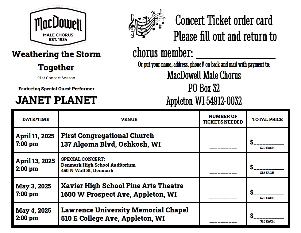 Weathering the Storm Together - April 13, 2025 High School Auditorium, Denmark - MMC - JANET PLANET - Weathering the Storm Together - April 13, 2025 High School Auditorium, Denmark - MMC - JANET PLANET