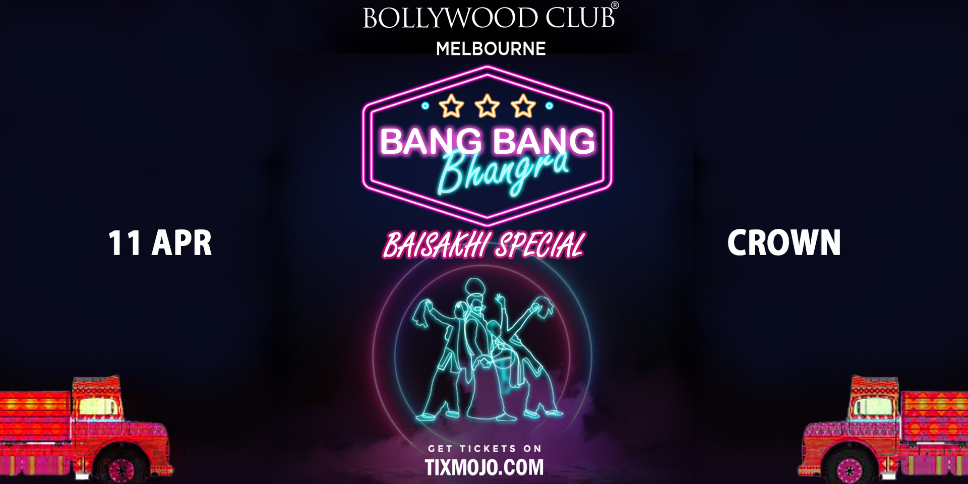 Bollywood Club presents Bang Bang Bhangra (BAISAKHI SPECIAL)at Crown, Melbourne - Bollywood Club presents Bang Bang Bhangra (BAISAKHI SPECIAL)at Crown, Melbourne