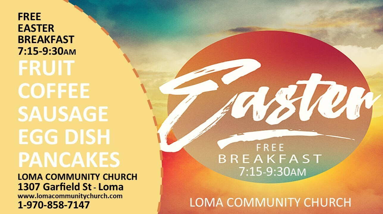 Free Easter Breakfast - Loma