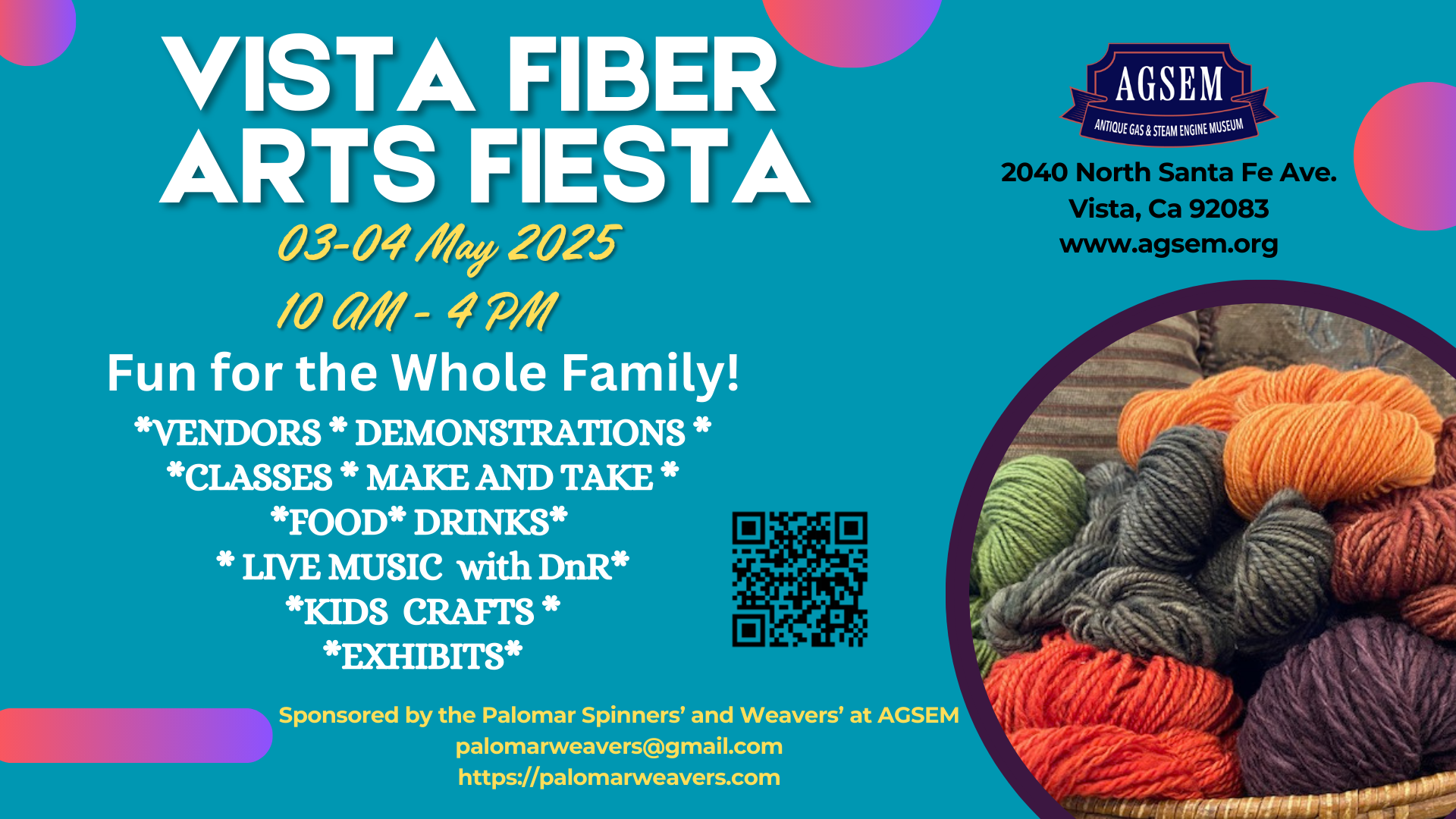 Vista Fiber Arts Fiesta