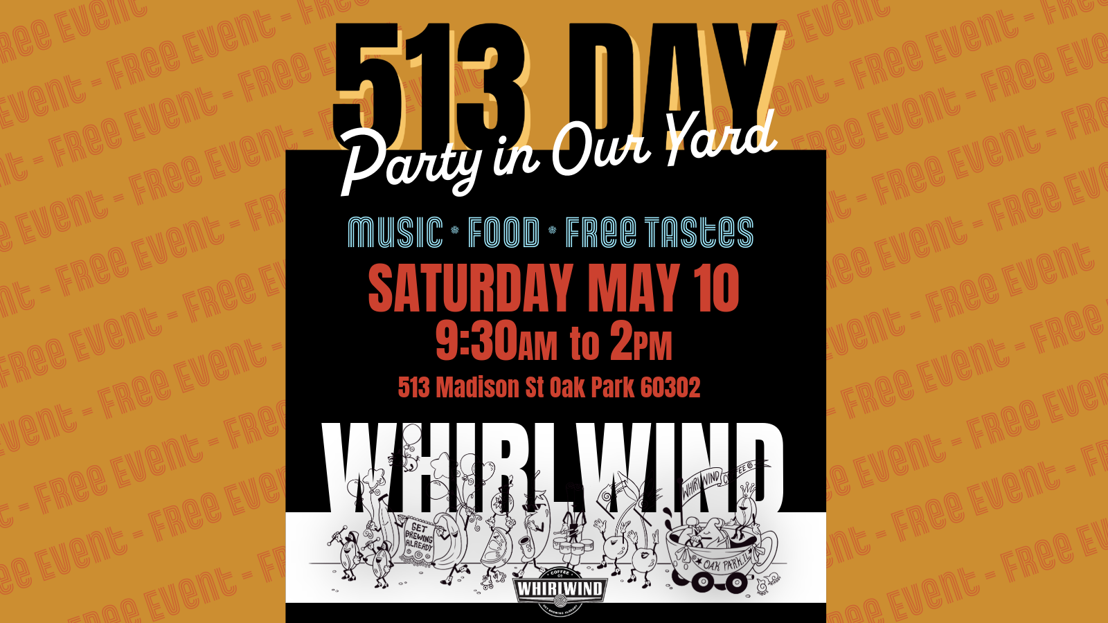 Whirlwind Coffee's 513 Day: Party In The Yard - Whirlwind Coffee's 513 Day: Party In The Yard