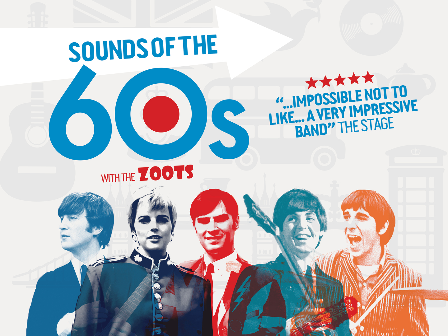 Sounds of the 60s with The Zoots at Cheltenham Town Hall Thursday 13th November - Sounds of the 60s with The Zoots at Cheltenham Town Hall Thursday 13th November