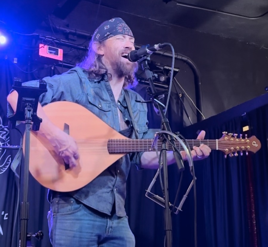 J. Carmichael performing at Uncle Mike’s