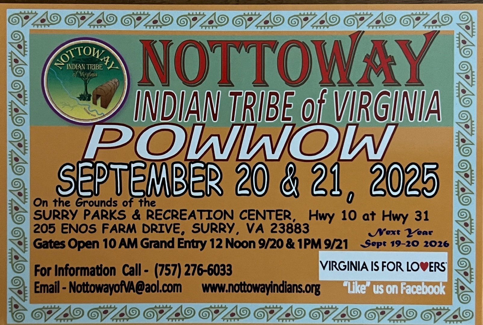 Nottoway Indian Tribe of Virginia Pow Wow - Nottoway Indian Tribe of Virginia Pow Wow