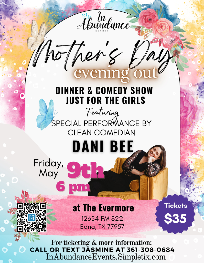 Mother's Day Evening Out : Dinner and Comedy Show May 9th at the Evermore - Mother's Day Evening Out : Dinner and Comedy Show May 9th at the Evermore