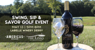 Swing, Sip and Savor Golf Event at LaBelle Winery Derry