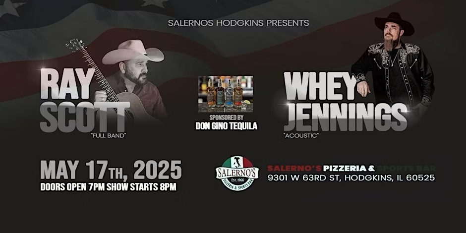 National Touring Country Stars Ray Scott & Whey Jennings