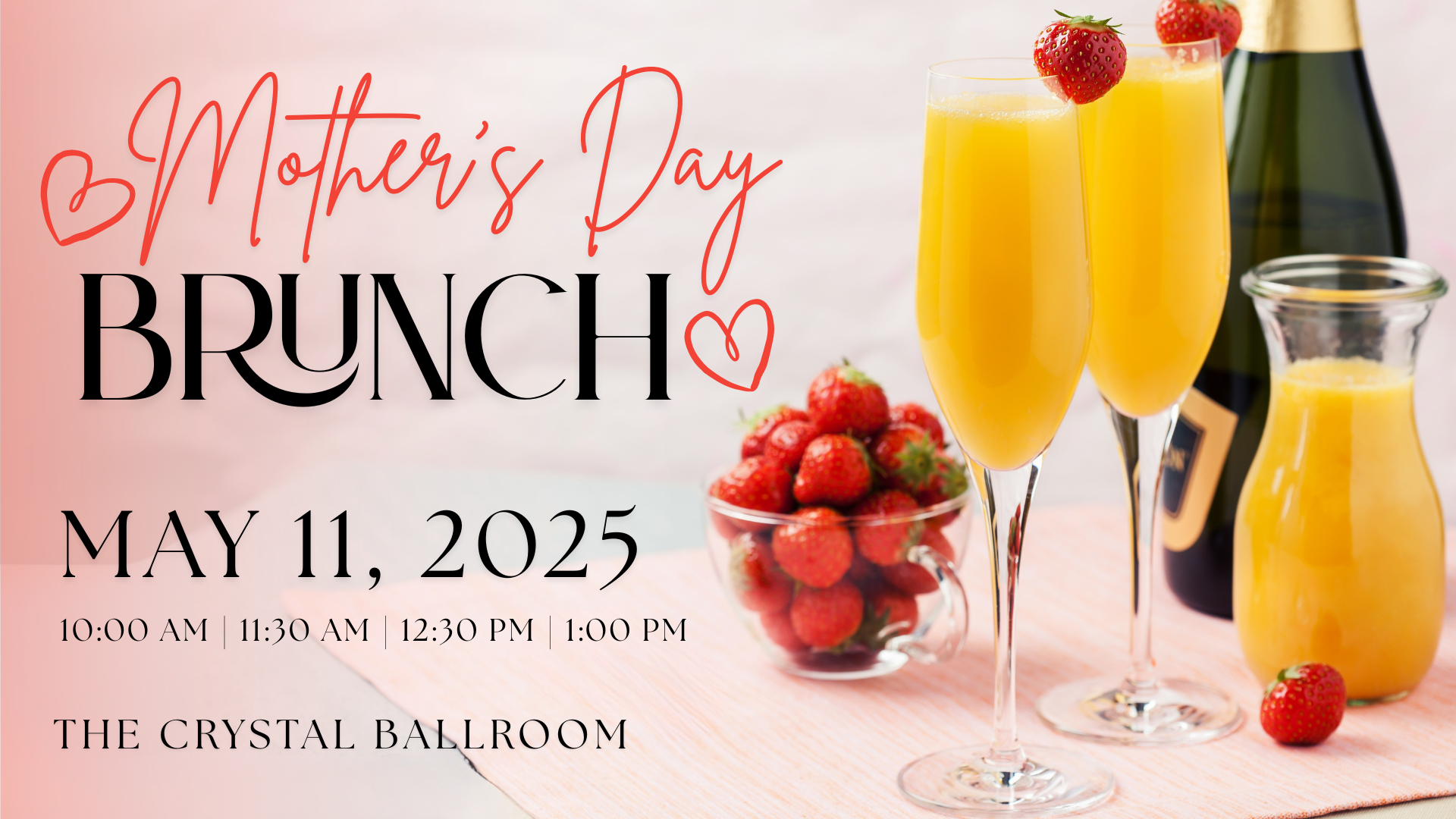 2025 Mother’s Day Brunch in the Crystal Ballroom - 2025 Mother’s Day Brunch in the Crystal Ballroom