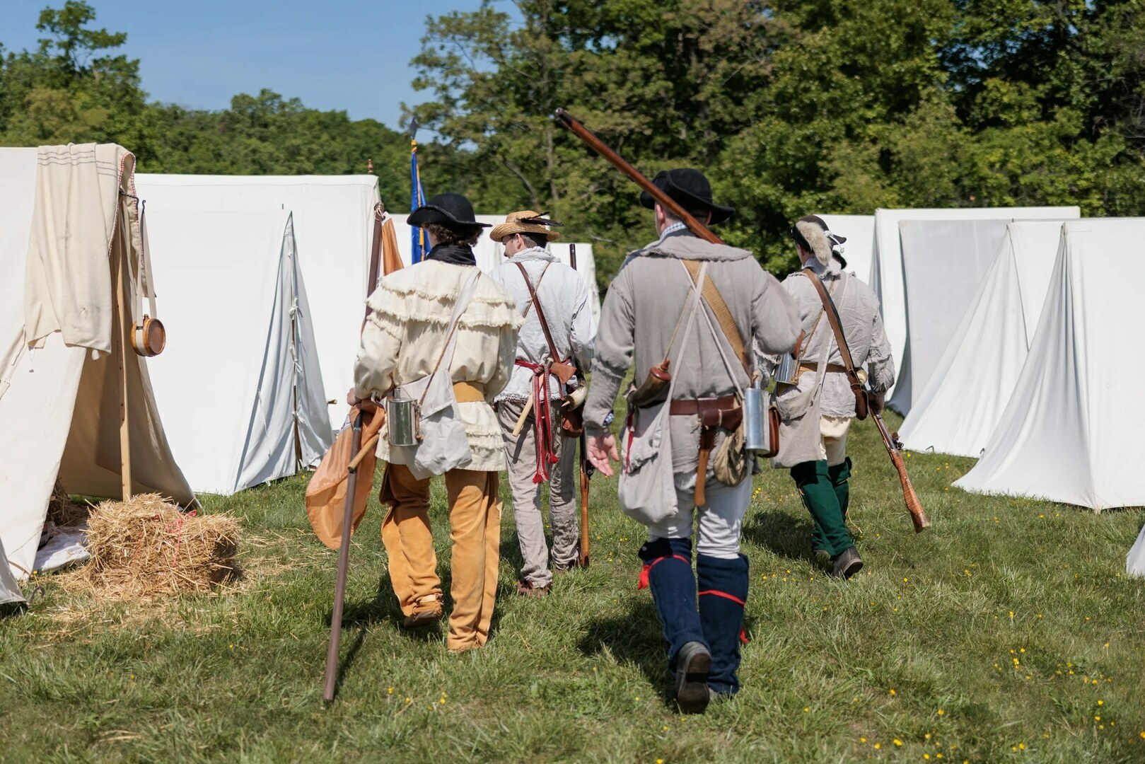July 19 Encampment of Revolutionary War Reenactors