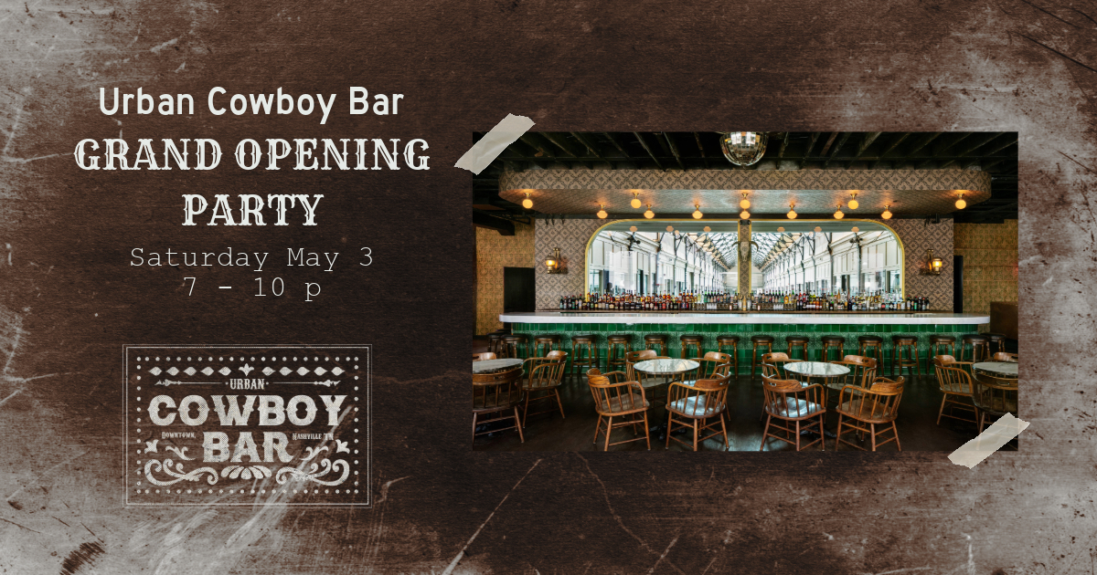 A Night at Urban Cowboy (May 3)