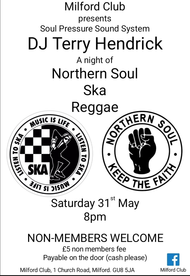Ska, Northern Soul, Reggae and Motown Night