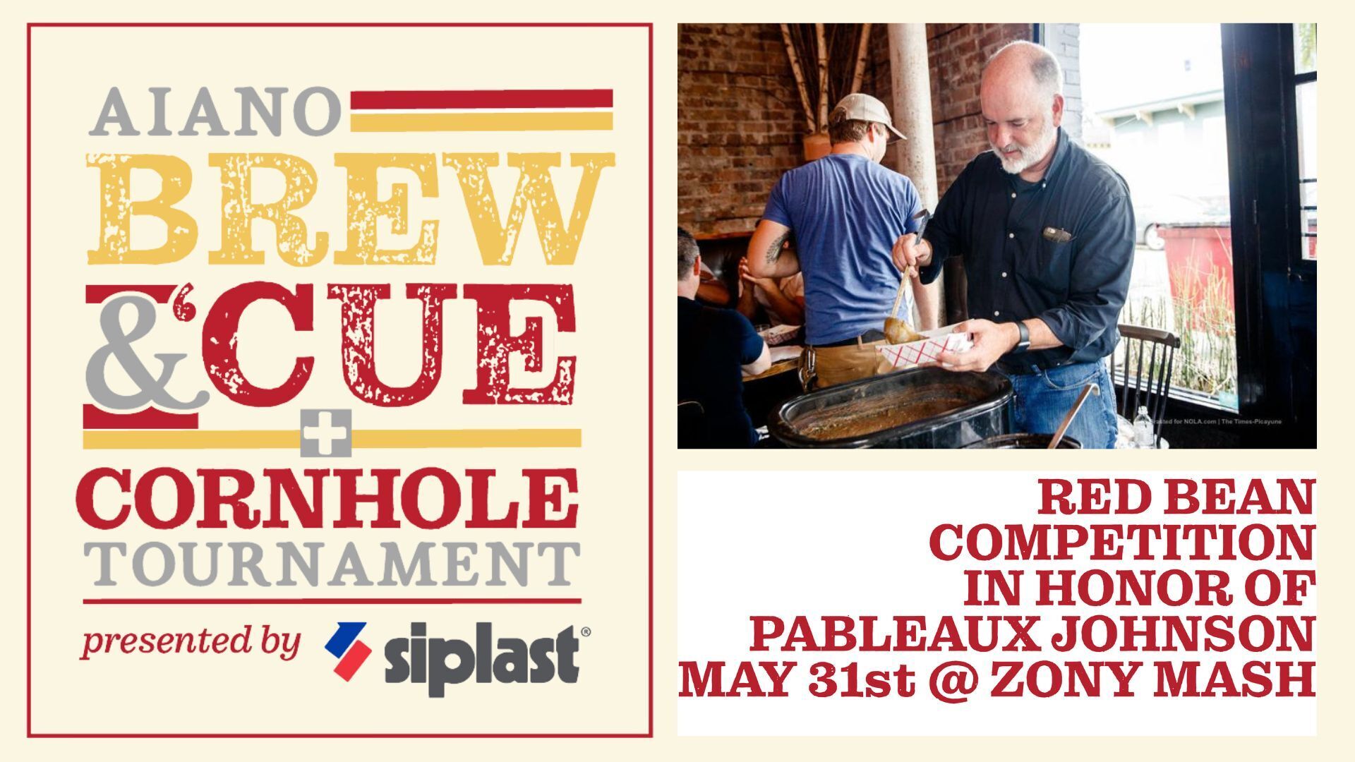 2025 AIA New Orleans Brew & 'Cue and Cornhole Tournament, Presented by Siplast - 2025 AIA New Orleans Brew & 'Cue and Cornhole Tournament, Presented by Siplast