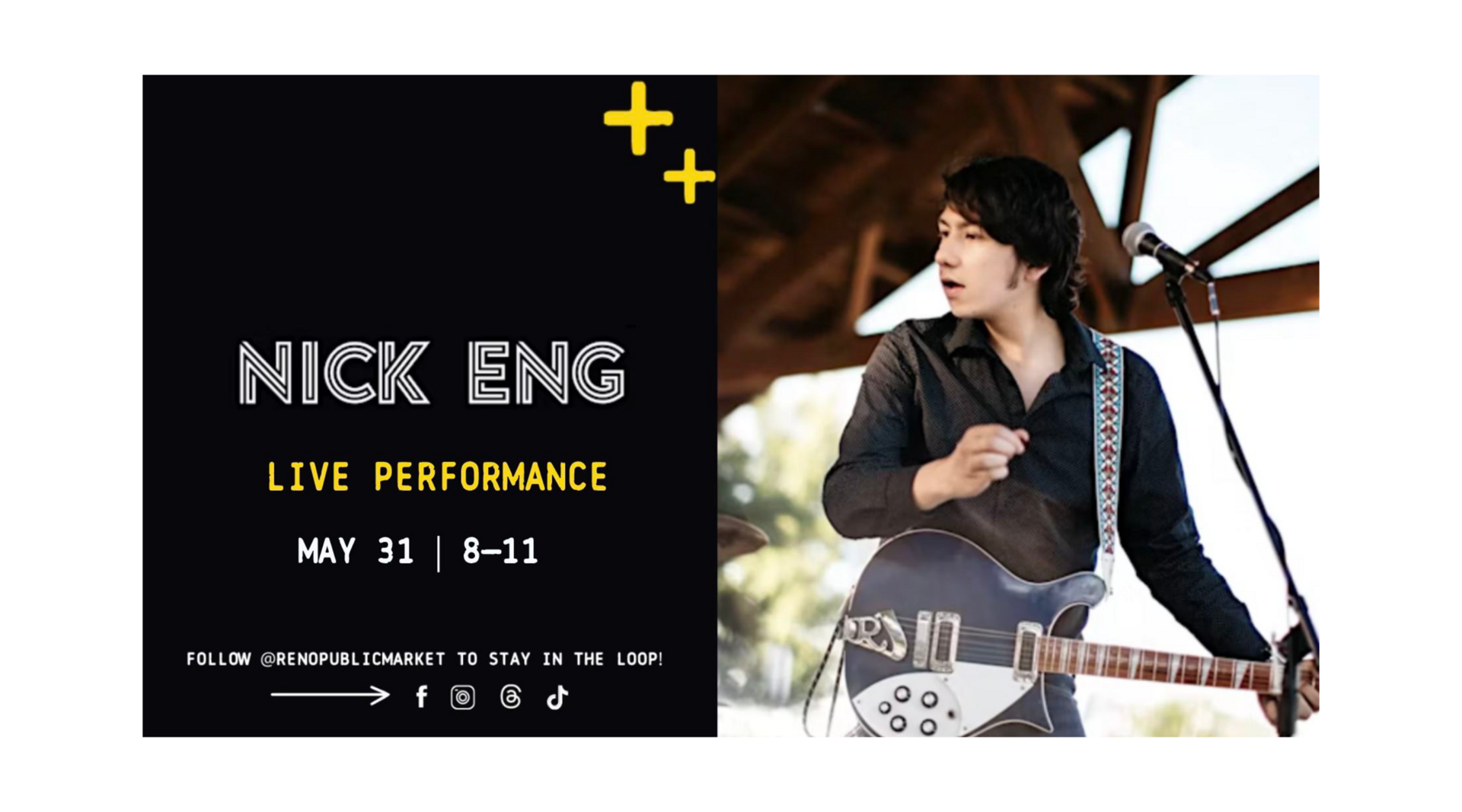 Nick Eng LIVE at Reno Public Market