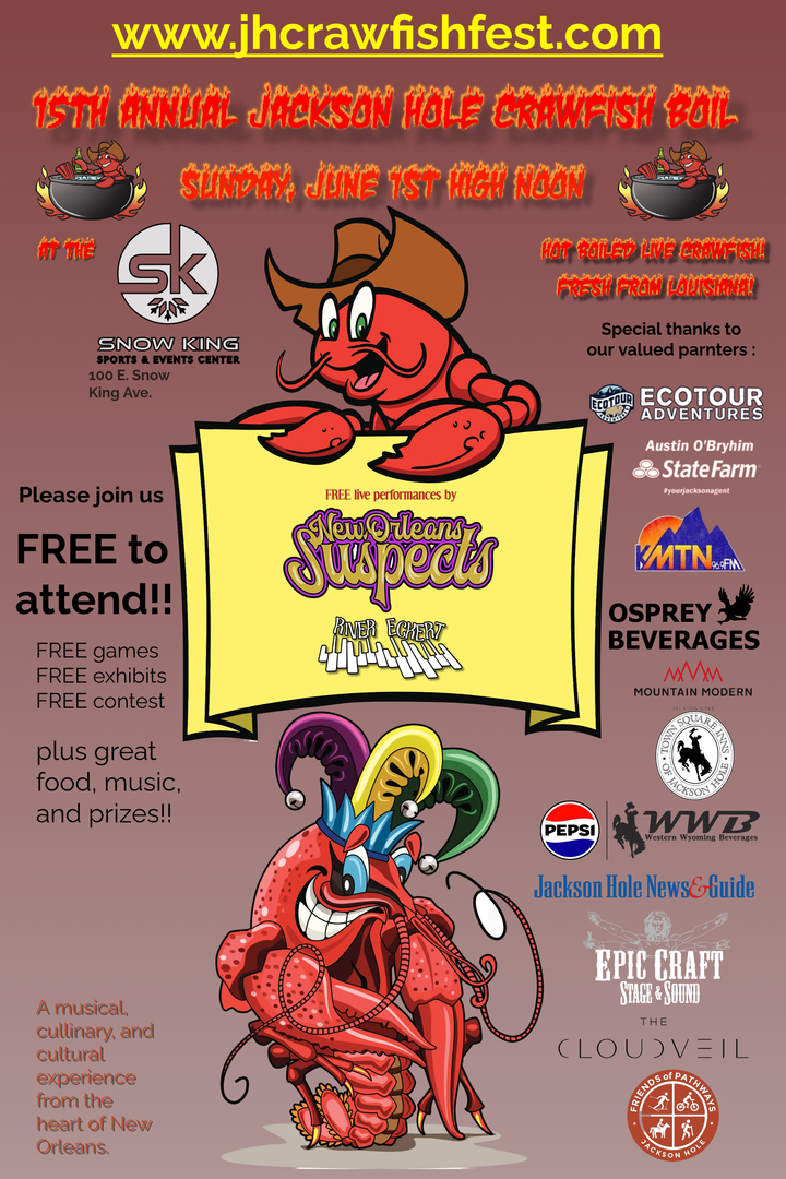 15th Annual Jackson Hole Crawfish Boil - 15th Annual Jackson Hole Crawfish Boil