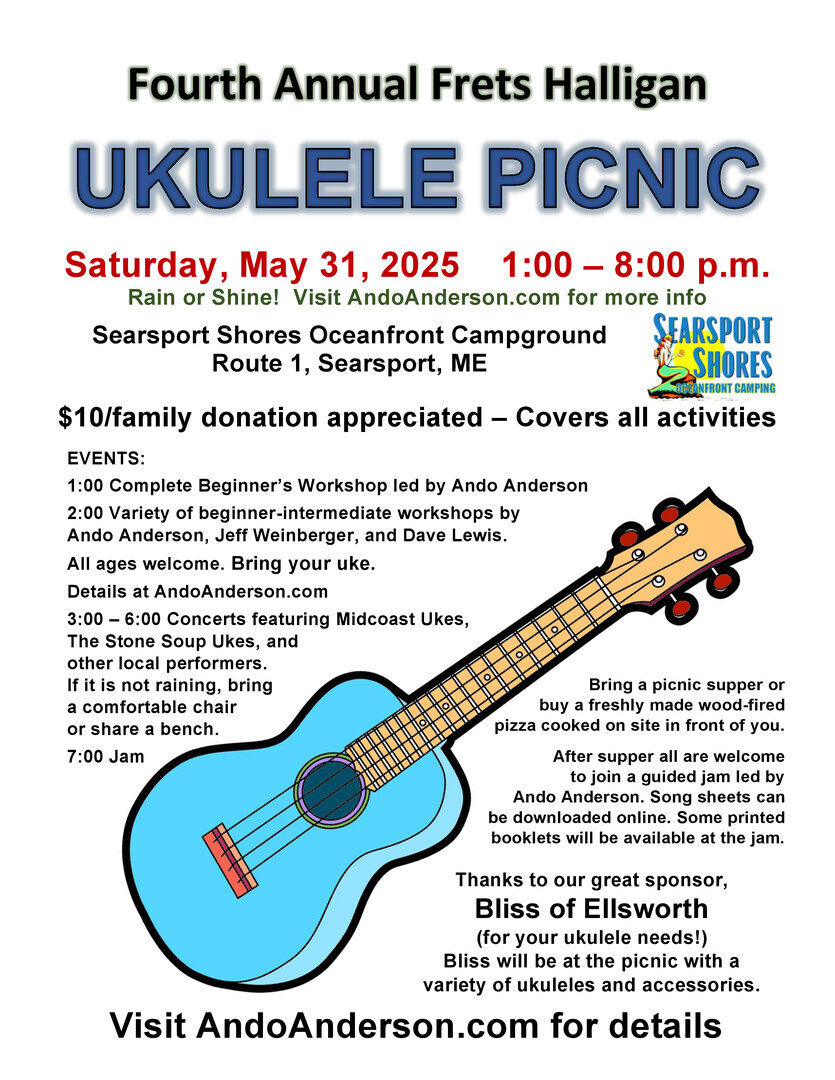 Fourth Annual Frets Halligan Ukulele Picnic