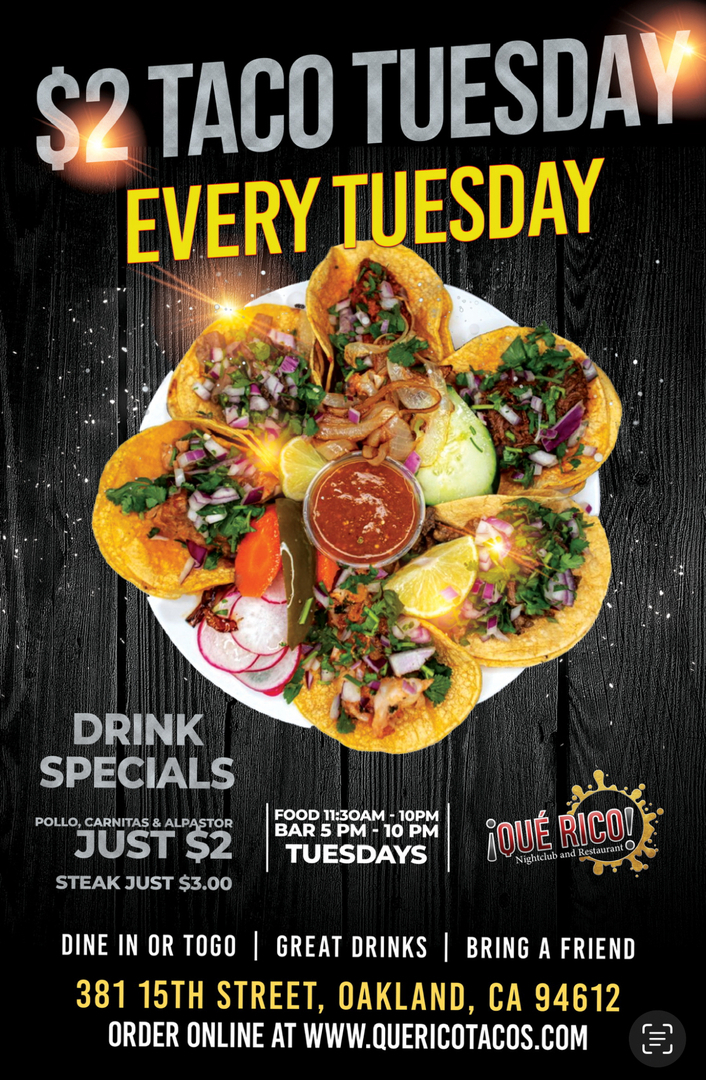 Taco Tuesday- $2 Tacos