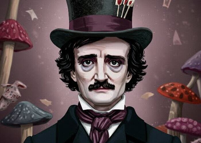 Poe In Wonderland Garden Tea Party