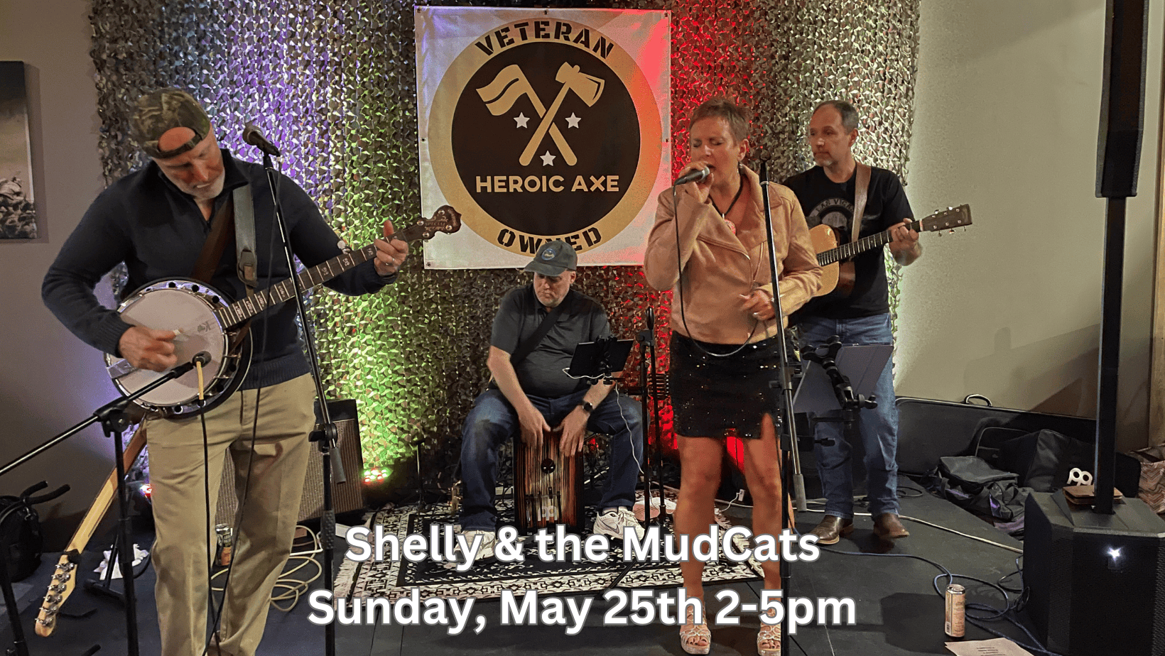 ???? Memorial Day Weekend: Heroes & Harmony with Shelly and the MudCats ????