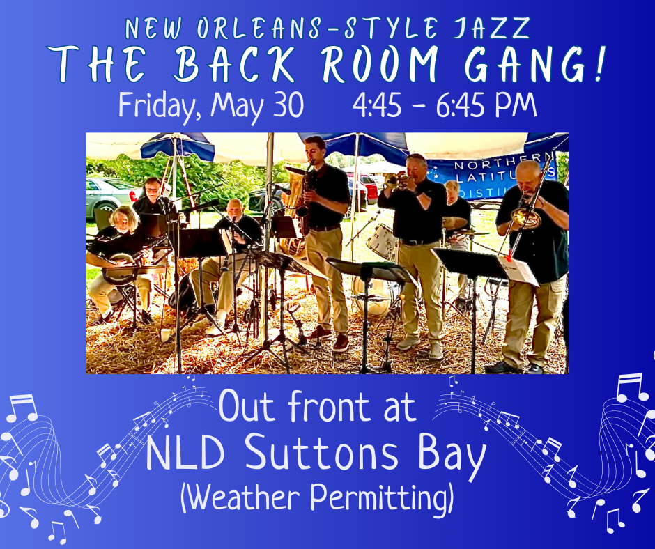 The Back Room Gang Live at NLD Suttons Bay!