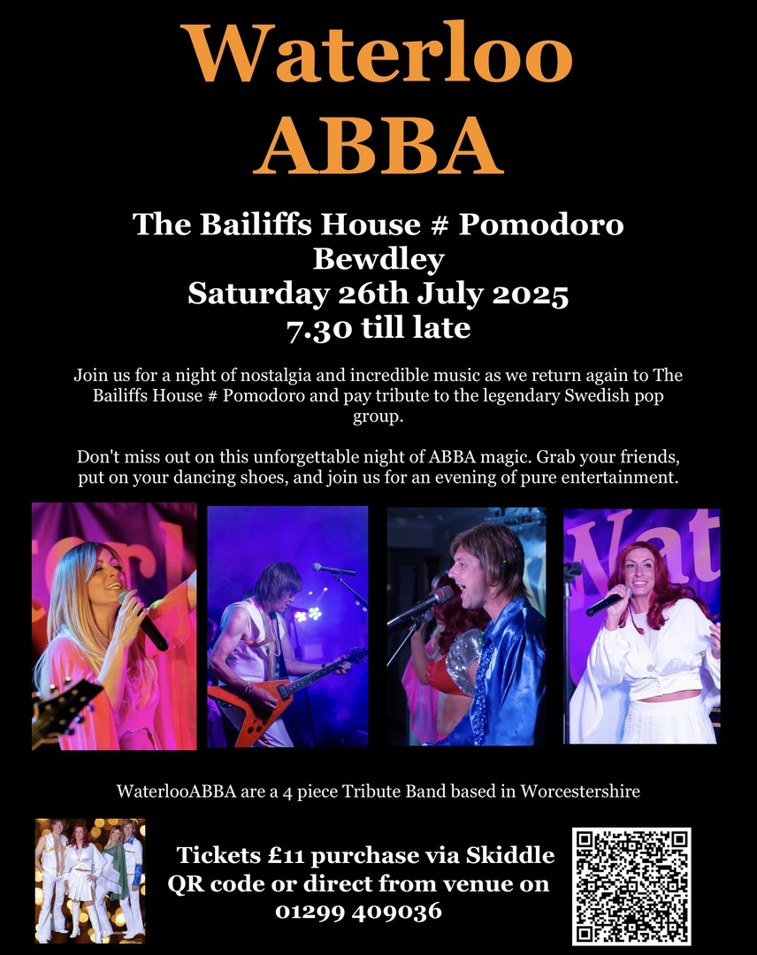 WaterlooABBA at The Bailiffs House #Pomodoro