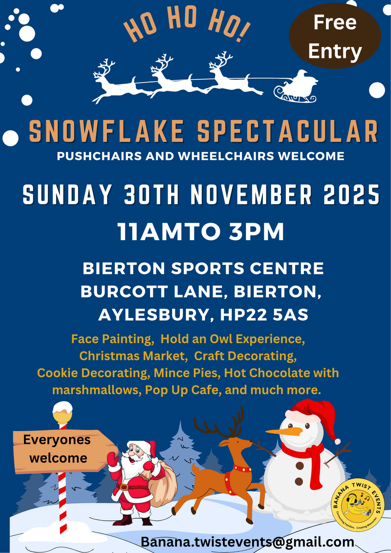 Snowflake Spectacular Christmas Market in Bierton, Aylesbury