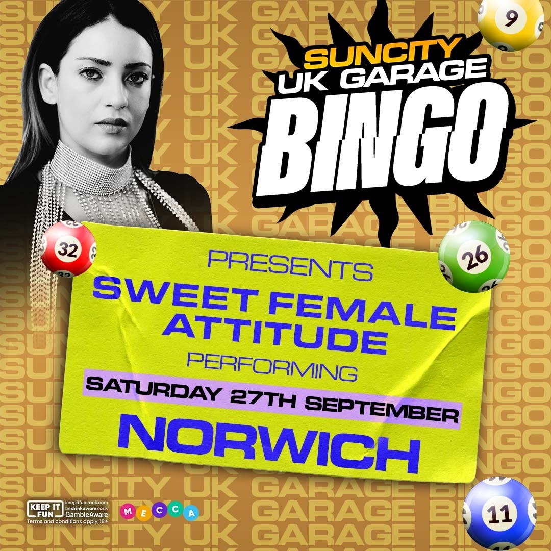 SUN CITY UK GARAGE BINGO @MECCA BINGO - SUN CITY UK GARAGE BINGO @MECCA BINGO