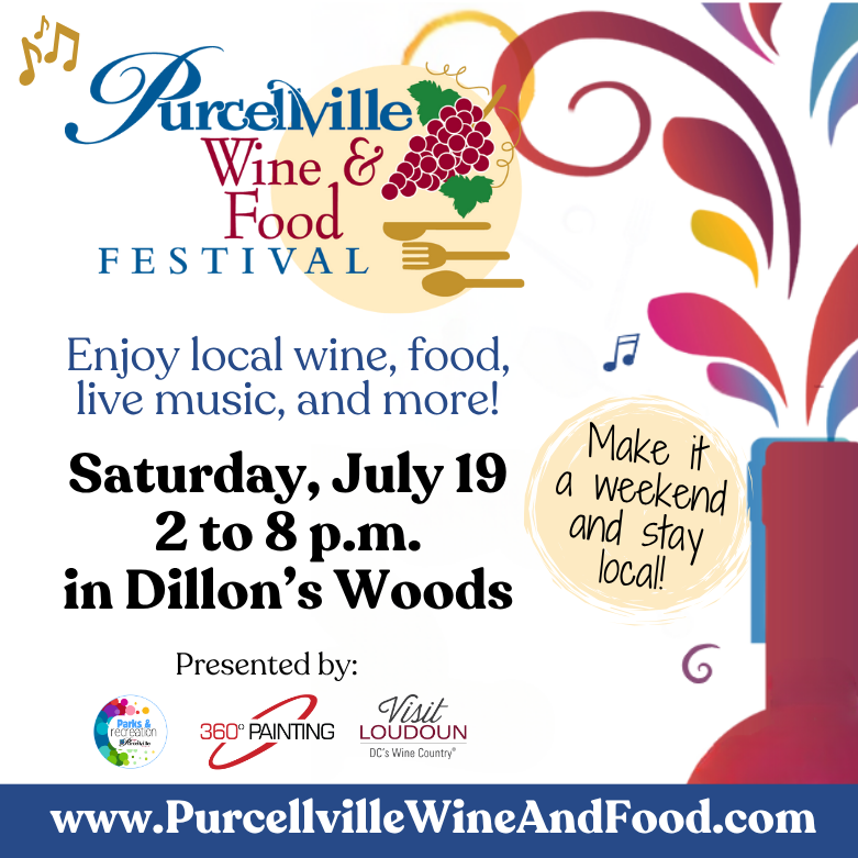 Purcellville Wine and Food Festival on Saturday, July 19!