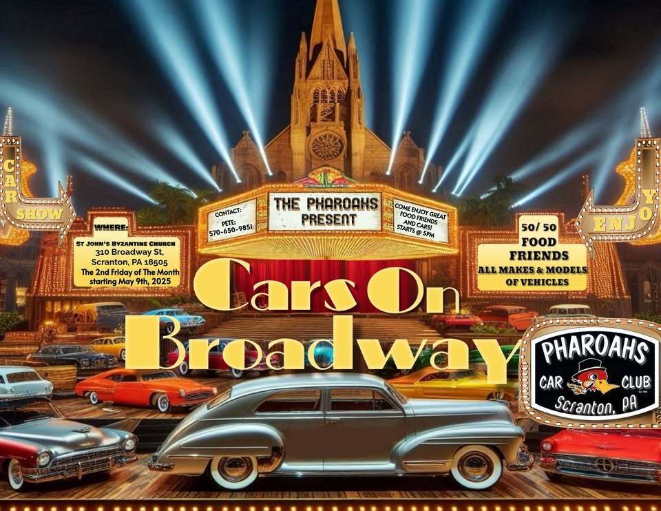 THE PHAROAHS OF SCRANTON PRESENT CARS ON BROADWAY