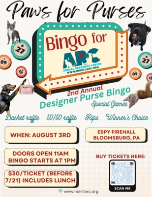 WNEP-TV Events Paws for Purses 2nd Annual Designer Purse Bingo