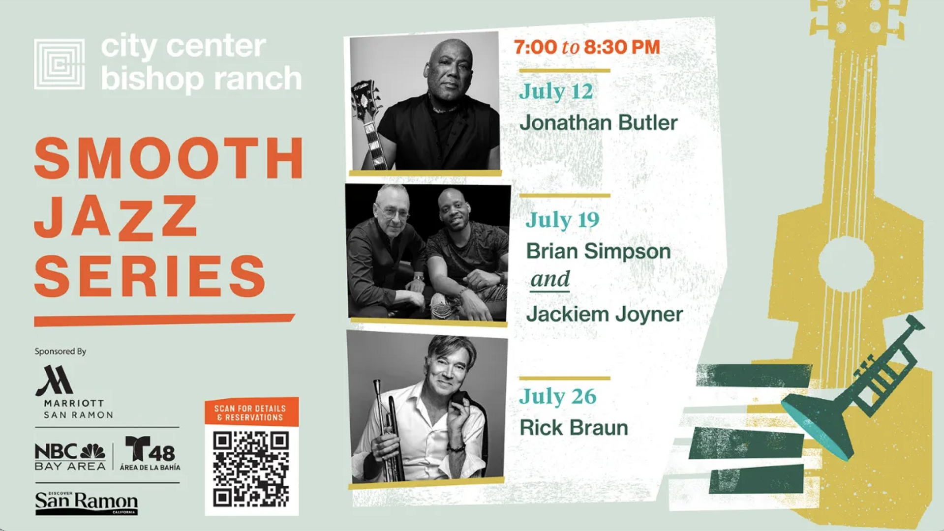 Smooth Jazz Series at City Center Bishop Ranch: Brian Simpson & Jackiem Joyner