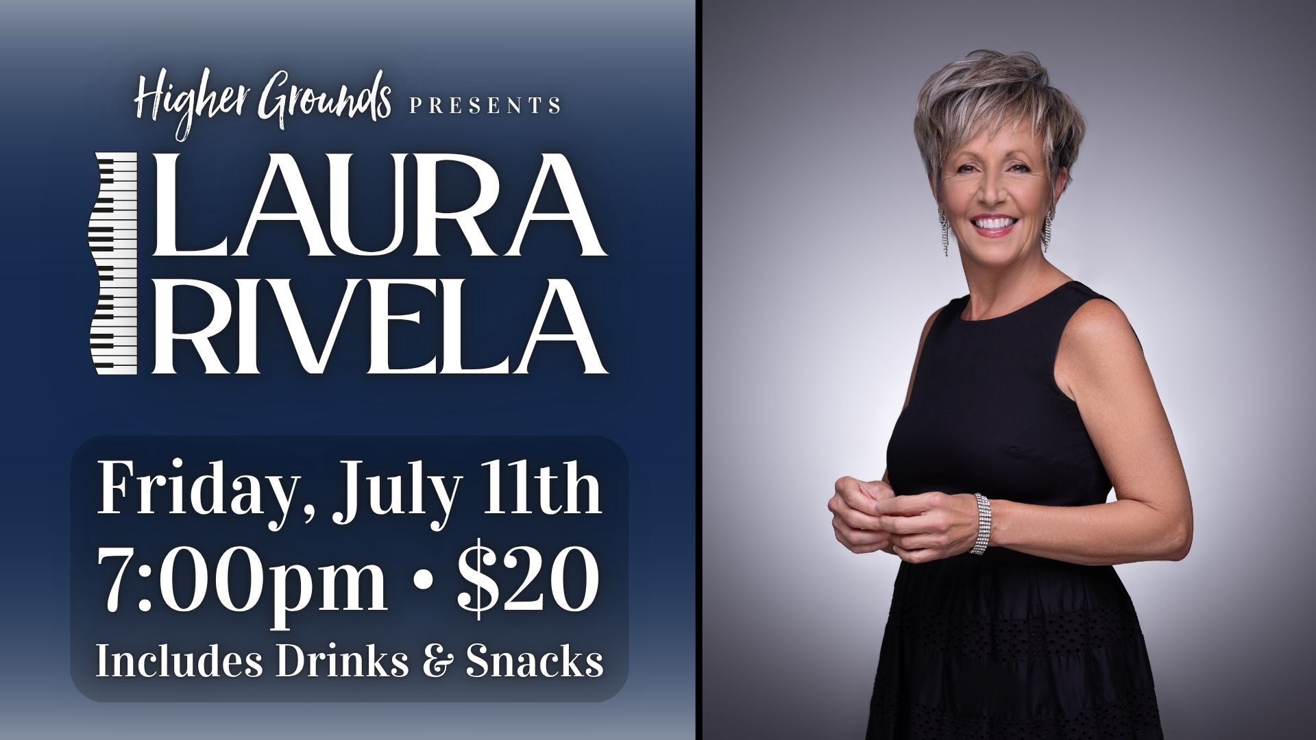 Laura Rivela: Songs for a Summer Evening | Friday Night Fun at Higher Grounds