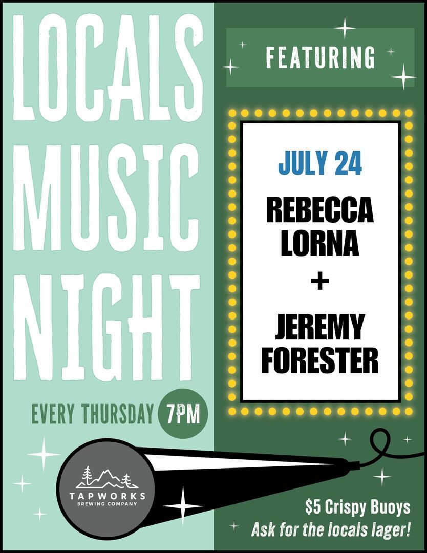 Locals Music Night feat. Rebecca Lorna & Jeremy Forester
