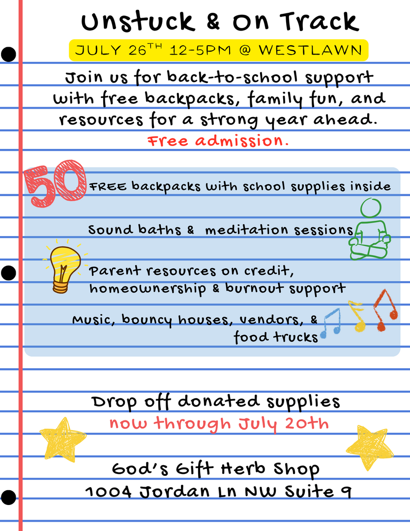 UNSTUCK & ON TRACK: Back 2 School Wellness Fest - UNSTUCK & ON TRACK: Back 2 School Wellness Fest