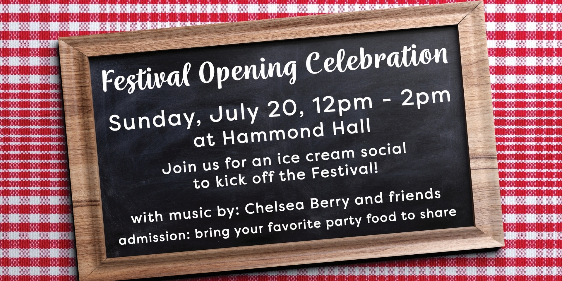 Schoodic Arts Festival - Opening Celebration and Ice Cream Social