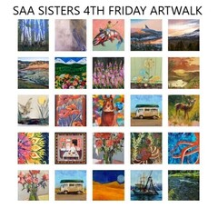 SAA 4th FRIDAY ARTWALK IN SISTERS, OR, ALL-DAY 10AM-7PM