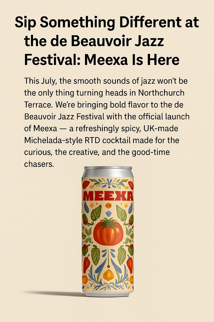 Sip Meexa: Michelada-Inspired RTD Cocktail Launch at de?Beauvoir Jazz Festival