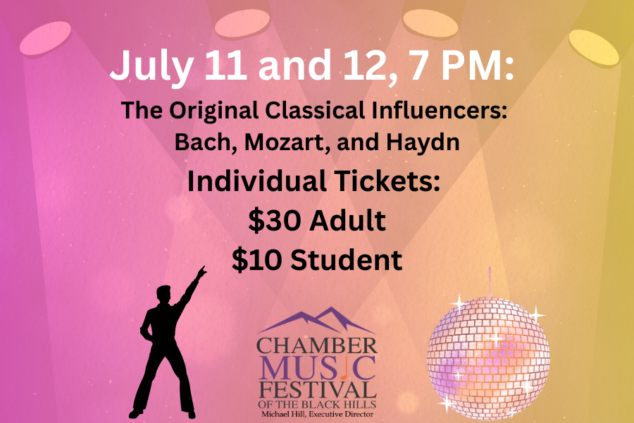 Chamber Music Festival of the Black Hills presents Bach, Haydn, and Mozart: The Original Influencers