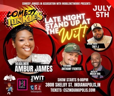 WTHR-TV Events Late Night Stand Up at The Wit featuring Ambur