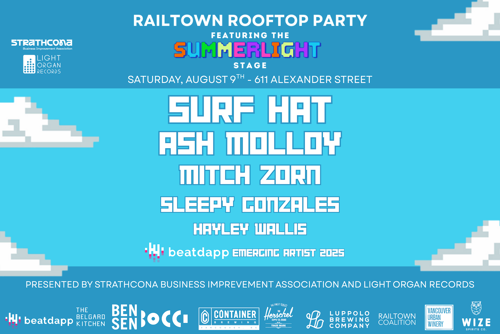 Railtown Rooftop Party feat. the Summerlight Stage - Railtown Rooftop Party feat. the Summerlight Stage
