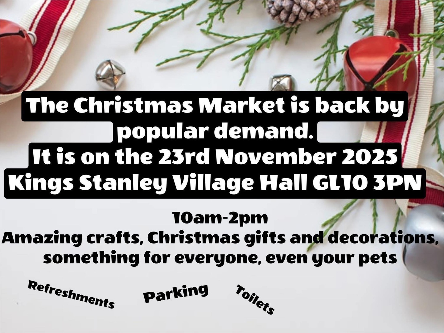 Christmas Market at Kings Stanley Village Hall